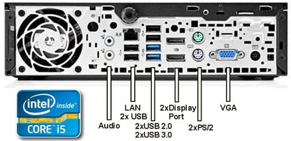HP EliteDesk i5 Business Mini-PC - 16GB RAM, 512GB SSD, Win 11 Pro