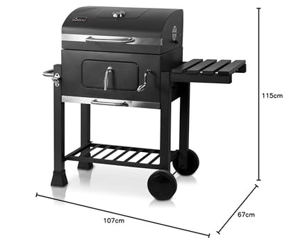 ACTIVA Angular Guss Holzkohlegrill mit Gusseisenrost