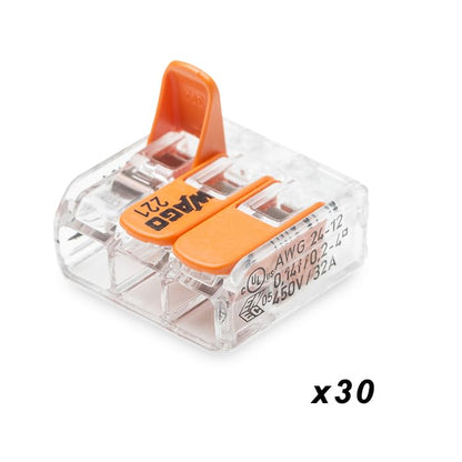 Wago Koffer S221 Installationsklemmen Set 100 Stk.