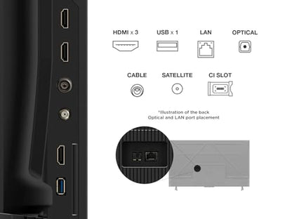 TCL 50V6C 4K HDR Smart TV - 50 Zoll Google TV Fernseher