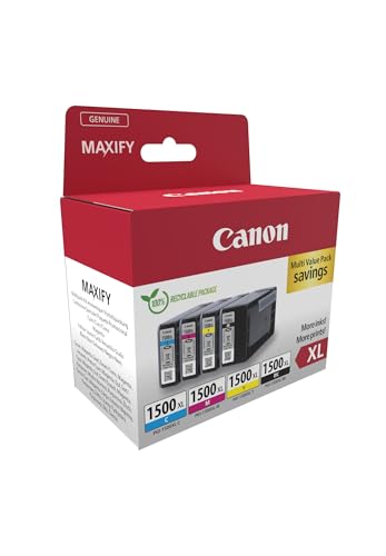 Canon PGI-1500 XL Tintenpatronen 4er Vorteilspack Original