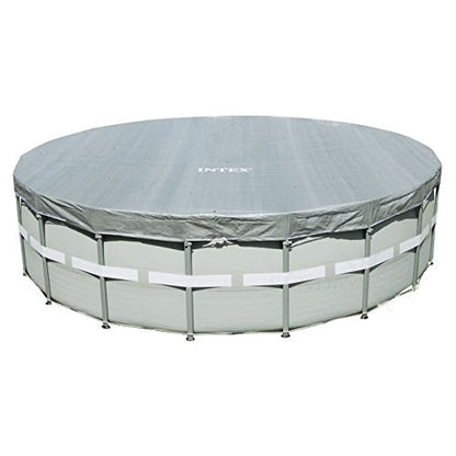 Intex Deluxe Poolabdeckplane Ø 488 cm - Grau für Ultra Frame