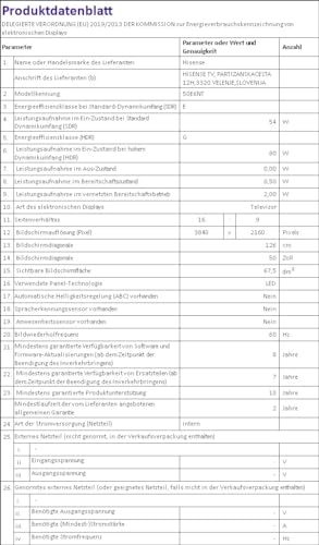 Hisense 50E6NT Fernseher 4K UHD Smart TV - 50 Zoll Schwarz