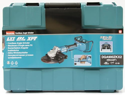 Makita DGA900ZKX2 Akku-Winkelschleifer - 2x18V ohne Akku/Lader im Koffer