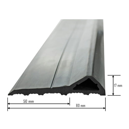 Hörmann Sturmschwelle Garagentordichtung – Schwarz 3m Set