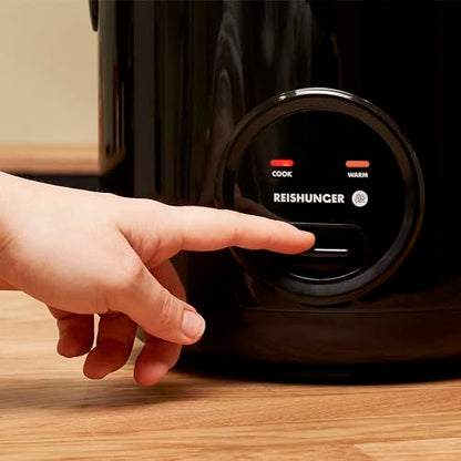 REISHUNGER Reiskocher & Dampfgarer 1.8L - Keramik Schwarz