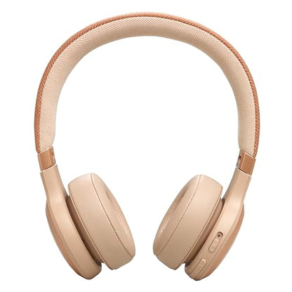 JBL Live 670 NC On-Ear Kopfhörer Noise Cancelling – Sandstein