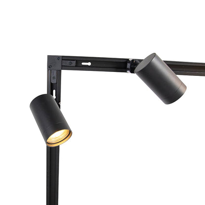 QAZQA Modernes 1-Phasen-Schienensystem Komplettset mit 14 Spots