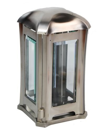 Helvetia Grablampe Gedenklicht aus robustem Edelstahl