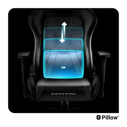 Diablo X-Horn 2.0 Gaming Stuhl Bürostuhl – Schwarz King XL