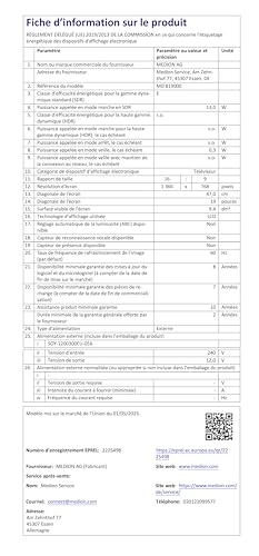 MEDION 19 Zoll HD Fernseher 12V mit Triple Tuner - MD 819000