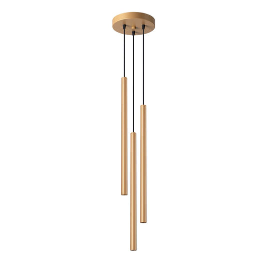 SOLLUX lighting Pastelo Pendelleuchte - 3-flammig Stahl. Stahl-Hängeleuchte mit drei Lichtquellen für gezielte Raumbeleuchtung.
