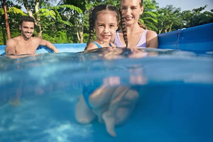 Bestway Steel Pro Frame Pool eckig blau 300x201x66cm ohne Pumpe