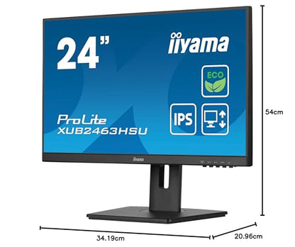 iiyama Prolite XUB2463HSU-B1 23.8" FHD 100Hz IPS Monitor schwarz