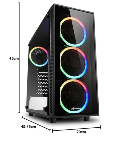 Sharkoon TG4 RGB PC-Gehäuse - ATX Tower