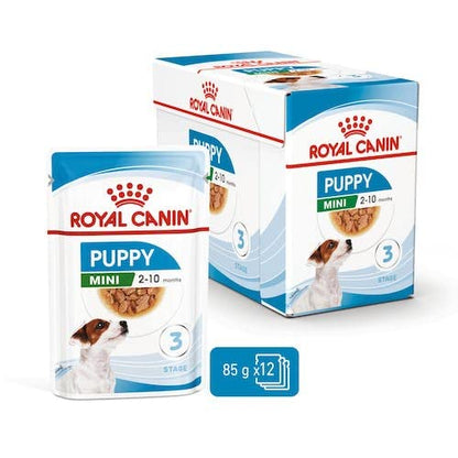 Royal Canin Mini Puppy Nassfutter für Welpen - 4er Pack 4x12x85g