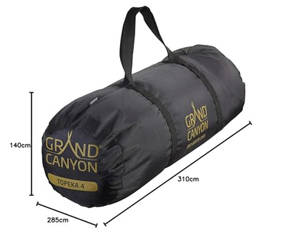 GRAND CANYON Topeka 4-Personen Campingzelt - Blue Grass
