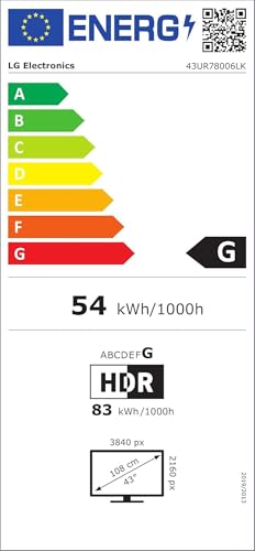 LG 43UR78006LK UHD Smart TV - 43 Zoll (2023)