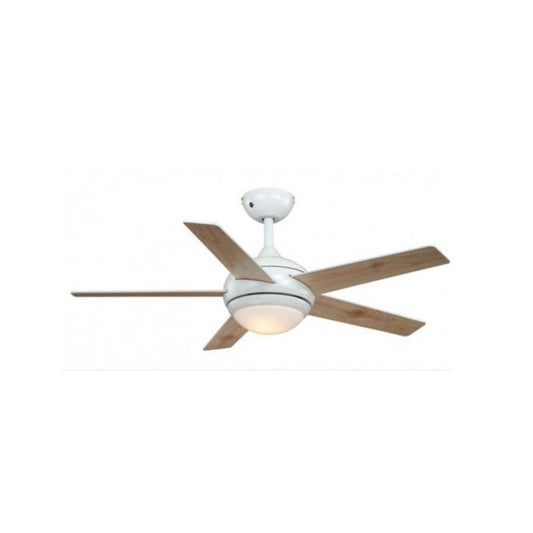aireRyder Fresco Deckenventilator mit Licht, Fernbedienung 112cm Weiss: Weißer Deckenventilator, 112cm, für Luftzirkulation und Beleuchtung, fernbedienbar.