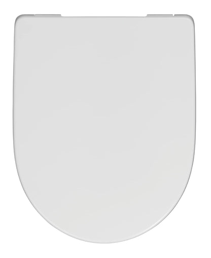 Calmwaters WC Sitz Keramag iCon D-Form Absenkautomatik Weiss