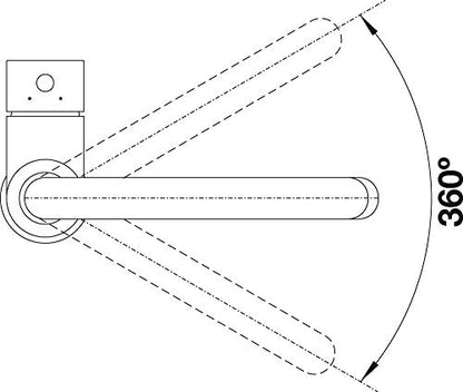 BLANCO MIDA Küchenmischbatterie - Hochdruck, Chrom