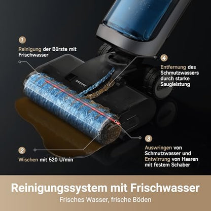 Dreame H14 Pro Nass- und Trockensauger mit 180° Lie-Flat Funktion
