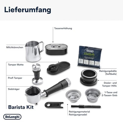 De'Longhi La Specialista Arte Evo Cold Brew EC9255T Siebträgermaschine Titan