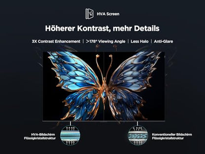 TCL 43V6C 43 Zoll 4K UHD Smart Fernseher Google TV HDR