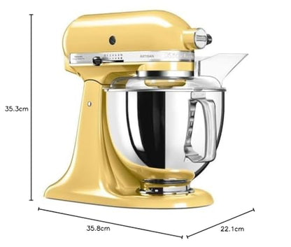 KitchenAid Küchenmaschine Artisan 4,8L – Pastell Gelb