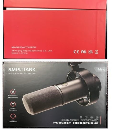 FIFINE Dynamisches Studio Mikrofon – XLR & USB