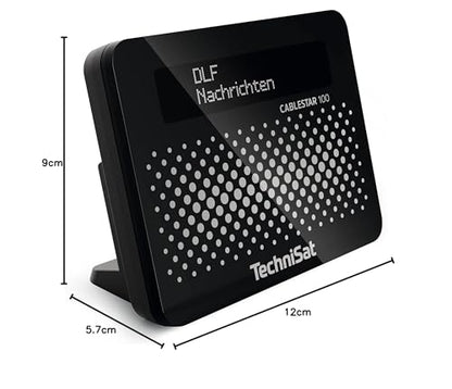 TechniSat CABLESTAR 100 DVB-C Kabelradio Tuner - Schwarz