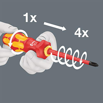 Wera KK Turbo i Imperial 1 Isolierter Schraubendreher Set