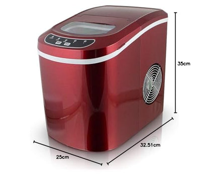 Klarstein Kühlfix 2000 Eiswürfelmaschine – Rot