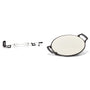 Enders Grillzubehör Set: Grillspiess Pro & Switch Grid Pizzastein. Langer Metall-Grillspiess; runder, grauer Cordierit-Pizzastein. Für Rotisserie-Grillgut und knusprige Pizza.