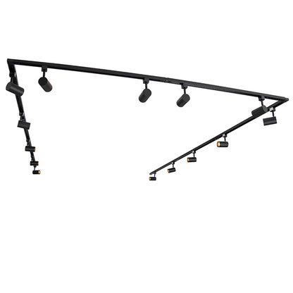 QAZQA Modernes 1-Phasen-Schienensystem Komplettset mit 14 Spots