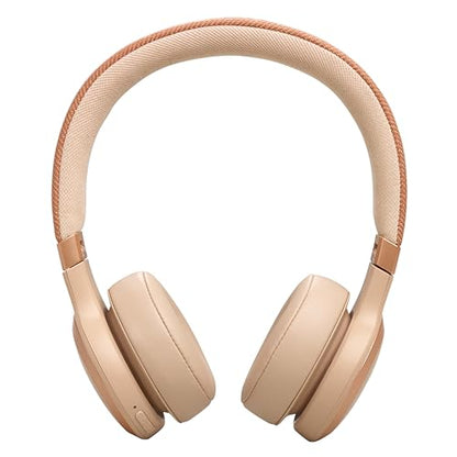 JBL Live 670 NC On-Ear Kopfhörer Noise Cancelling – Sandstein
