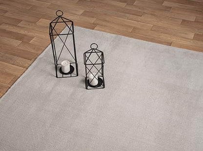The Carpet Relax kuscheliger Kurzflor Teppich – Sand, 200x280 cm