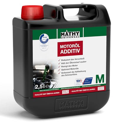 MATHY M Motoröl-Additiv – Verschleissschutz für Motoren 2,5 L