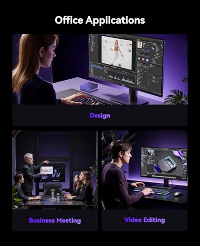 NiPoGi AM21 Mini PC - AMD Ryzen 7 8745HS, 32GB/1TB SSD