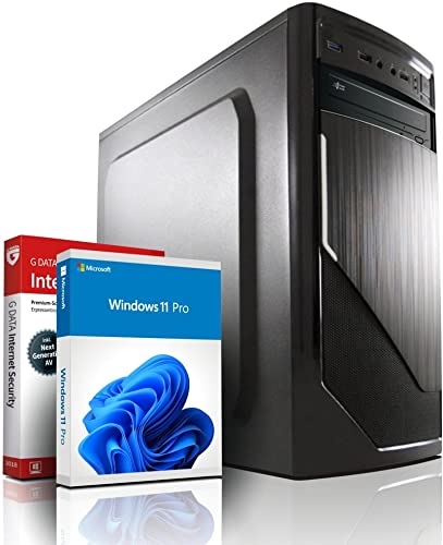 shinobee Intel Core i7 4770 Multimedia PC - Modell #6956. Schwarzer Tower-PC, zur Wiedergabe und Erstellung von Medieninhalten.