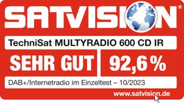TechniSat MULTYRADIO 600 CD IR Internetradio - Silber/Schwarz