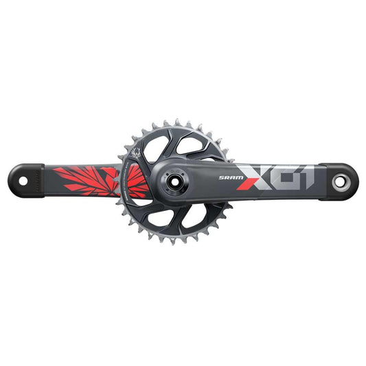 Sram X01 Eagle 12-fach Kettenradgarnitur – Grau/Rot