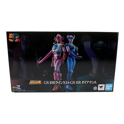 Bandai Soul Of Chogokin Sammlerfigur – GX-108 Rhein X1 + GX-11R Dianan A