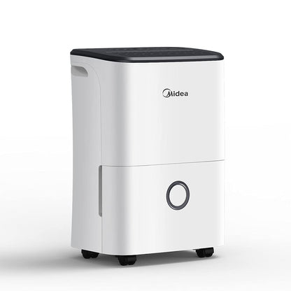 Midea DF-20DEN7-WF Luftentfeuchter - 20L/24h. Weißes, kompaktes Gerät. Reduziert Luftfeuchtigkeit gegen Schimmel.