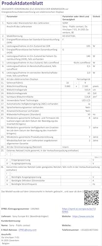 Sony BRAVIA KD-65X75WL Fernseher - 65 Zoll 4K HDR LED Google TV