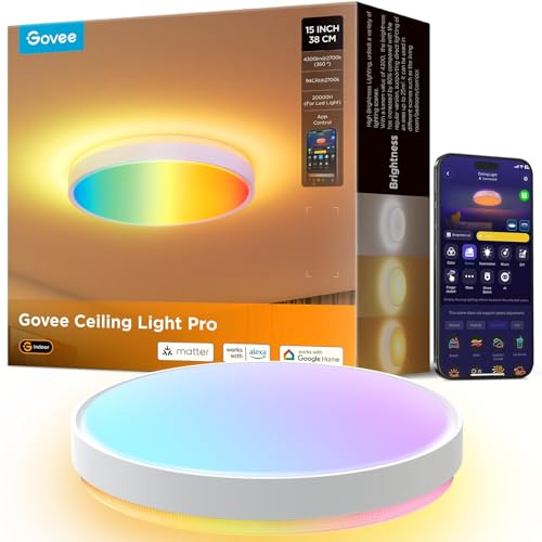 Govee Smart LED Deckenlampe RGBIC - Matter Ø38cm
