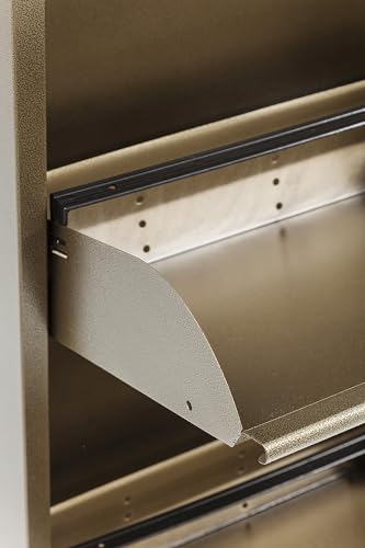 Kare Design Caruso Schuhschrank Bronze - Schmal