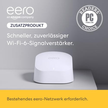 Amazon eero 6 Mesh-WLAN-Signalverstärker - Einzelpack