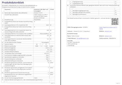 Amazon Fire TV 4-Serie 4K UHD Smart-TV mit Fire OS - 50 Zoll