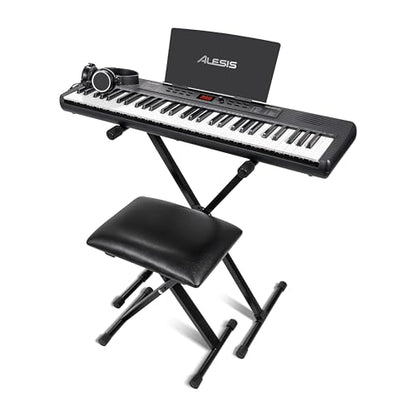 Alesis Melody 61 Digitalpiano – 61 Tasten Anfänger-Komplett-Set